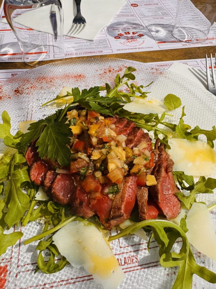 Tagliata de bœuf marinés