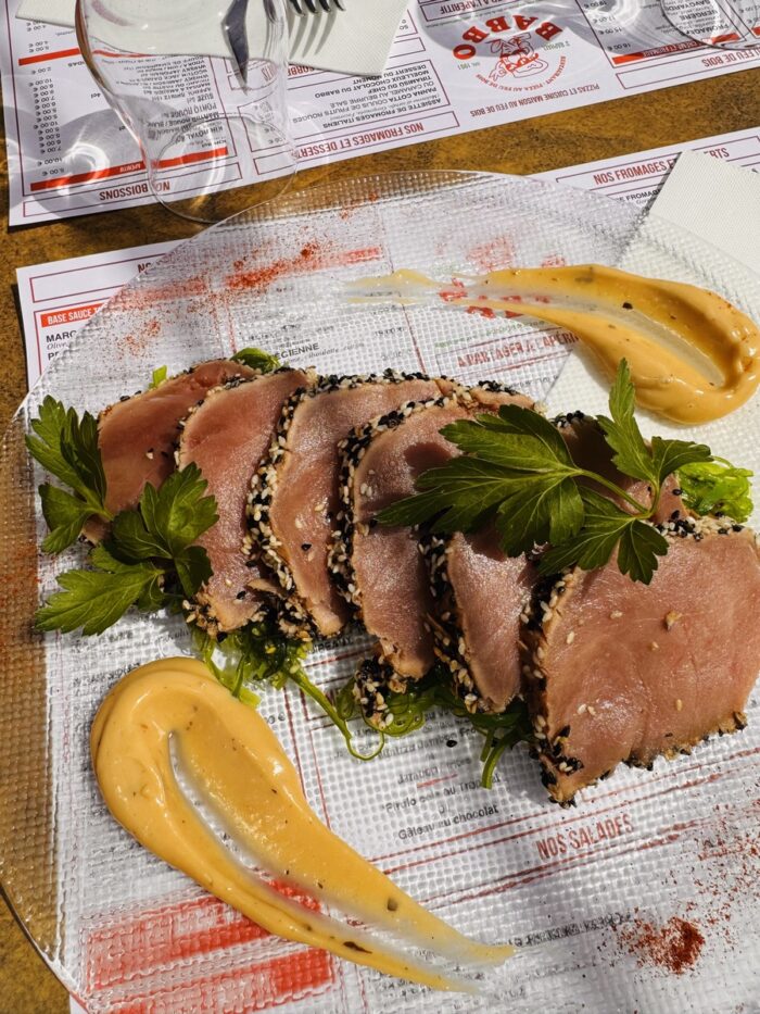 Tataki de thon